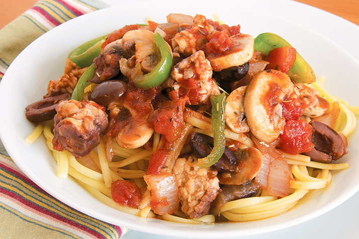 Tempeh Cacciatore